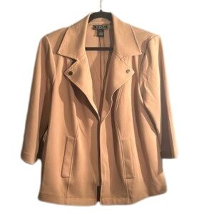 NYCC New York clothing company natural color jacket blazer NWOT 2x women’s